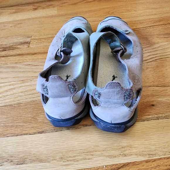 Timberland Smartwool Collab Maryjane Size 8.5 Leather Tan&green Outdoors Active - Picture 7 of 8